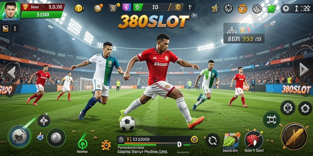 Tangkapan layar gameplay 380SLOT menampilkan aksi olahraga yang mendebarkan.