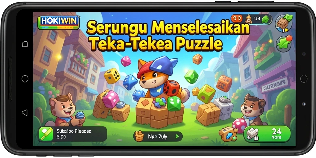 Gameplay HOKIWIN menampilkan berbagai teka-teki menarik yang harus diselesaikan.