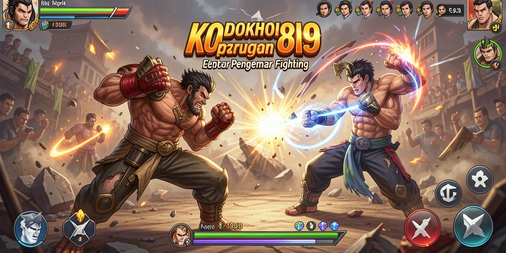 Menampilkan pertarungan seru dalam KODOKHOKI889 dengan karakter yang mengesankan.