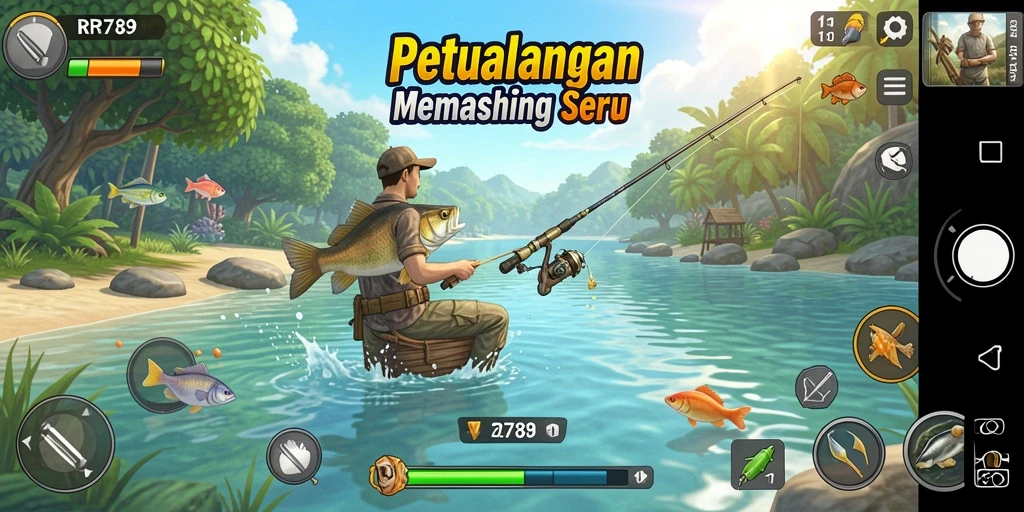 Tangkapan ikan yang luar biasa dalam gameplay RR789