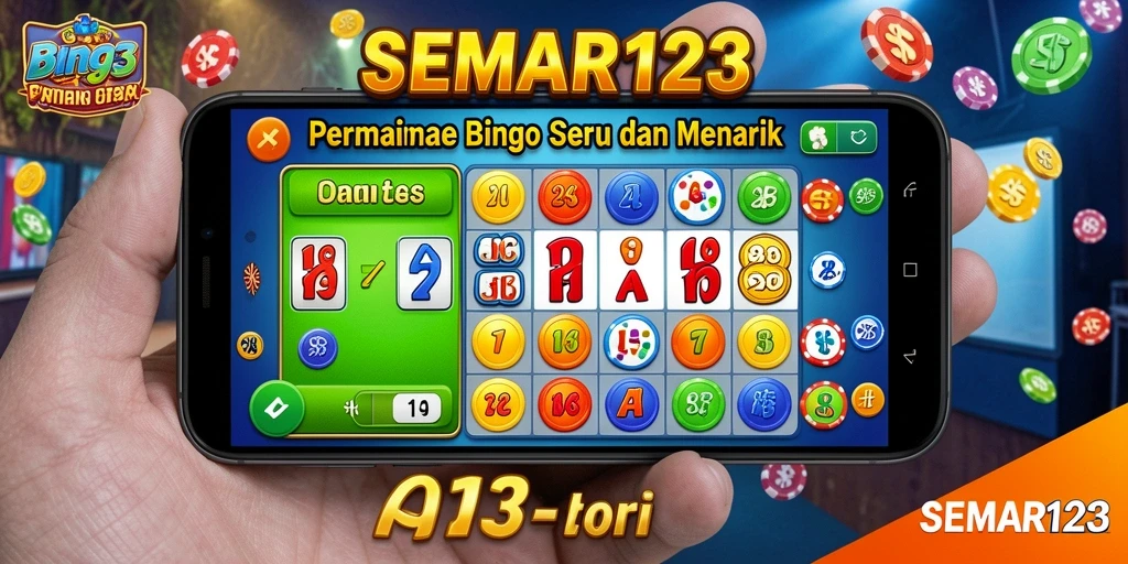 Tampilan gameplay Bingo yang seru dan mengasyikkan di SEMAR123.